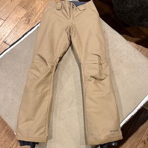 Columbia Beige Outdoor Snow Pants XS